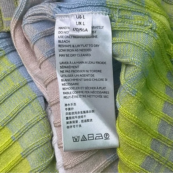 Anthropologie Daily Practice Tuvalu Sleeveless Sweater Dress Stripe Size Large - Picture 6 of 8